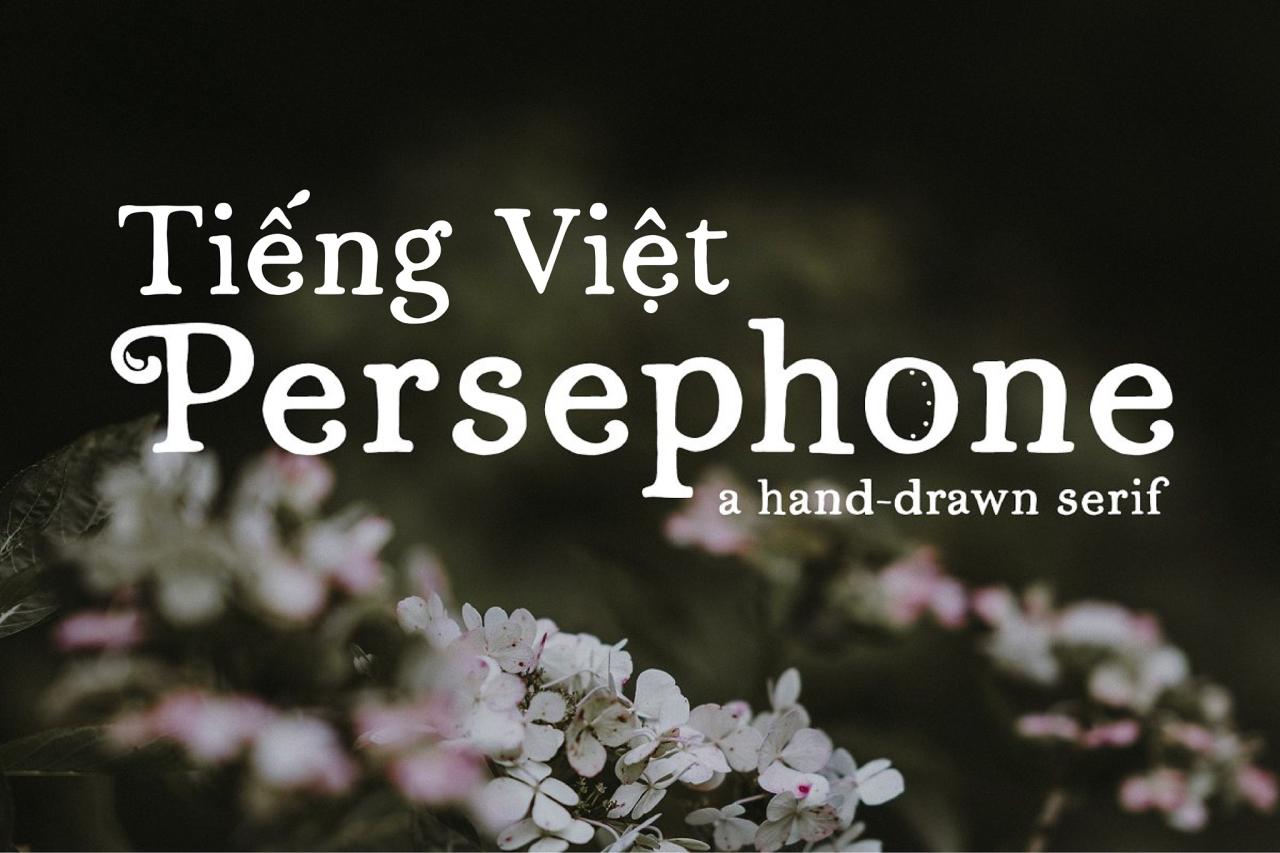 Font Việt Hóa Persephone