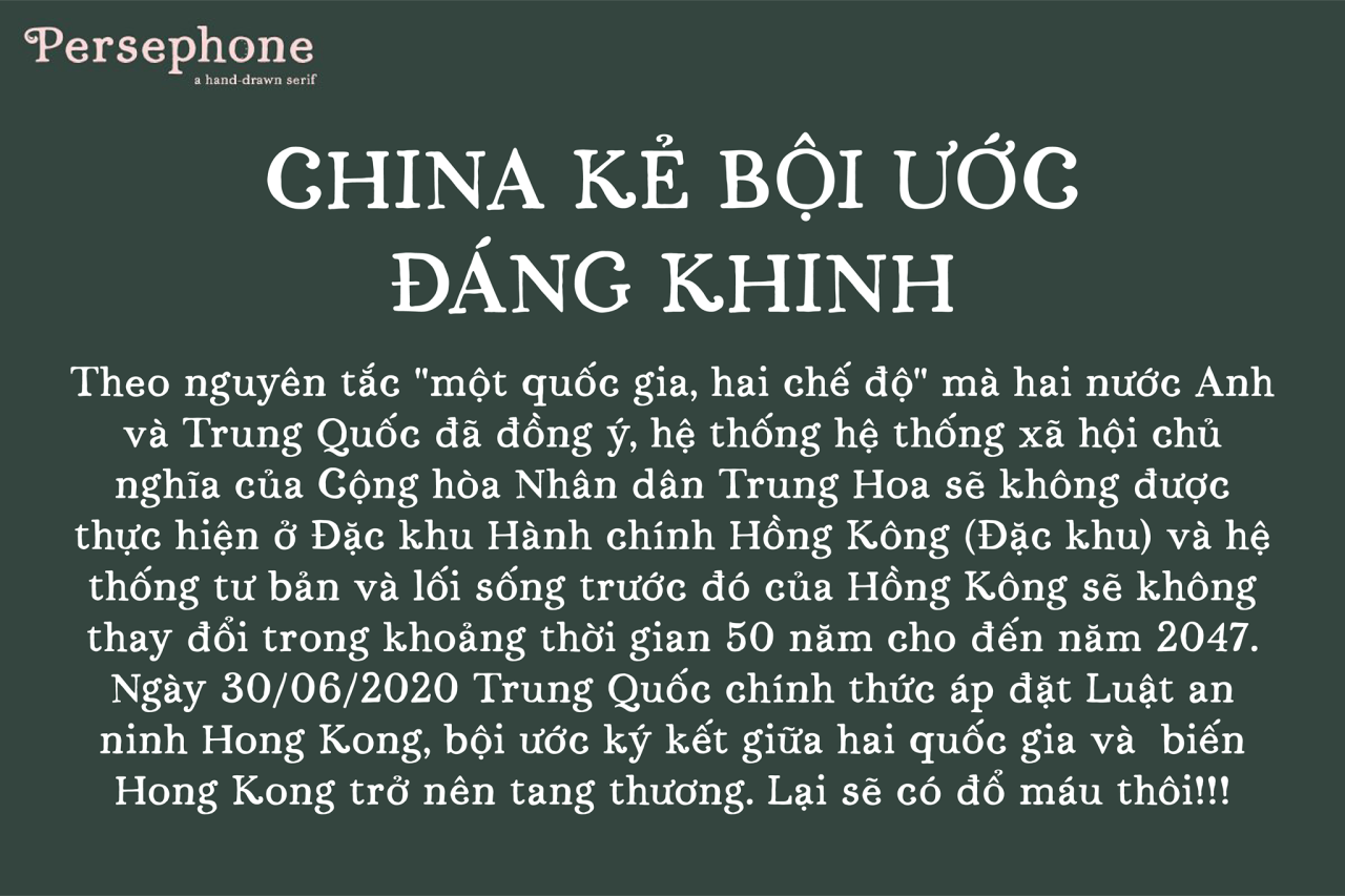 Font Việt Hóa Persephone