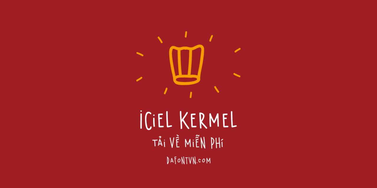 Download font iCiel Kermel Việt Hóa miễn phí